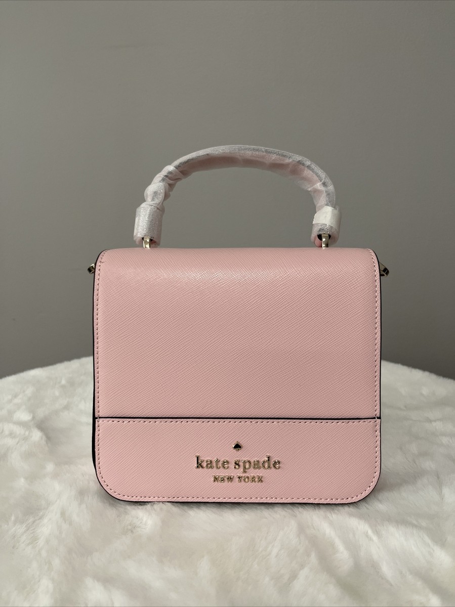 New Kate Spade Staci Square top handle crossbody Bag Chalk New Kate Spade Staci Square top handle crossbody Bag Chalk