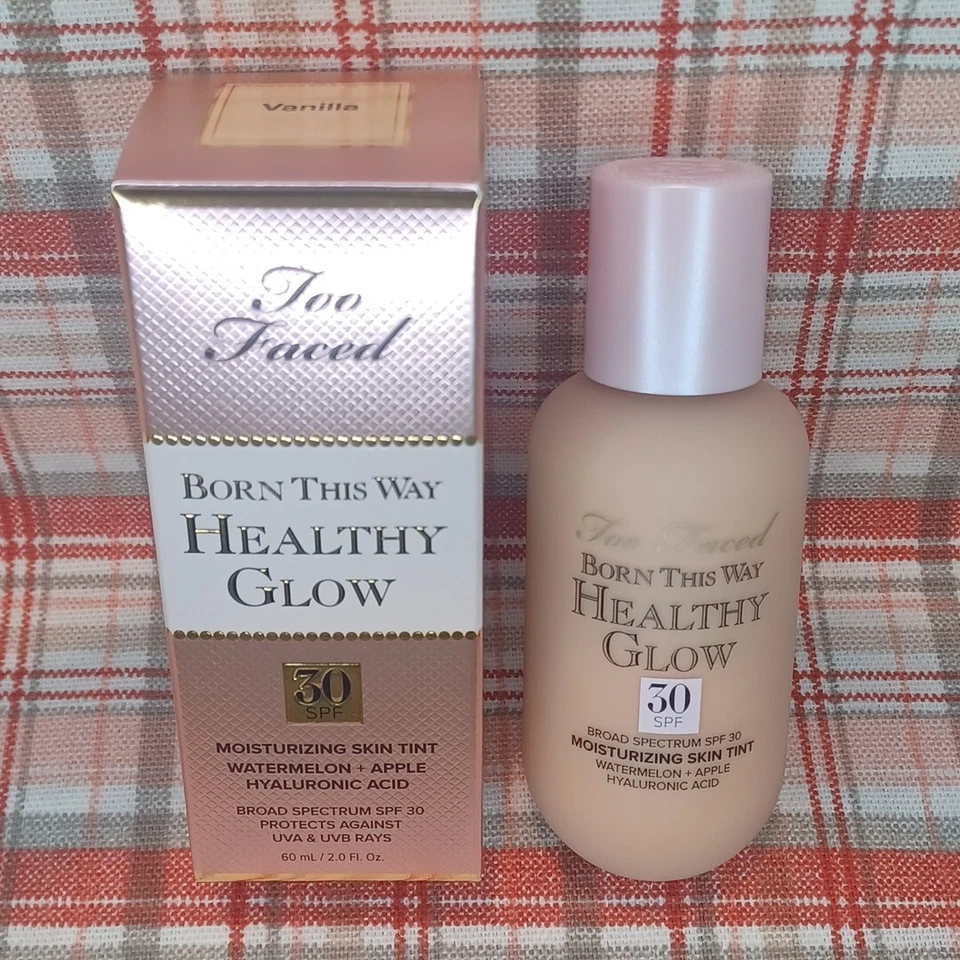 Too Faced Born This Way Healthy Glow Moisturizing Skin Tint SPF 30 Vanilla  - Image 2 of 4