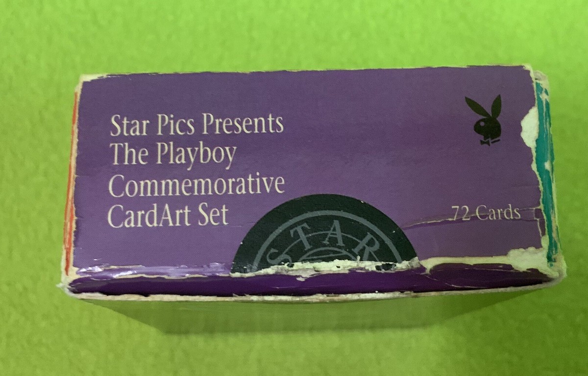 1992 Playboy Commemorative Card Art Set 72 cards Complete set Near
