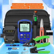 Optic Tool Kit with M7 OPM-70~+10dBm Optical Power Meter 30mw Visual Locator 