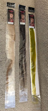 3 in LOT 20" Long Straight Highlight Streaks Clip In Hair Extensions Party Human