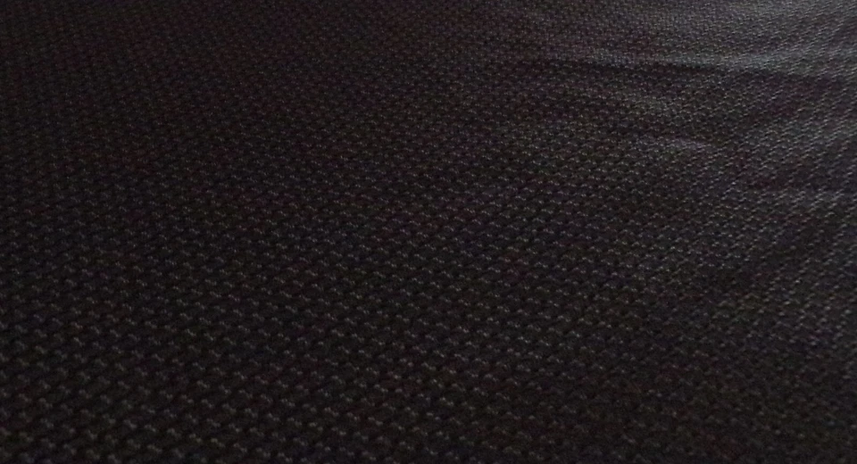 60" x 102" Solid Black Rectangular Tablecloth, Mainstays Brand, 100% Polyester - Image 2 of 3
