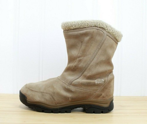 SOREL Women's Brown Suede Waterfall 