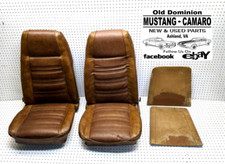 1970 Mustang Front High Back Bucket Seats Without Tracks - Pair 1970 Mustang Front High Back Bucket Seats Without Tracks - Pair