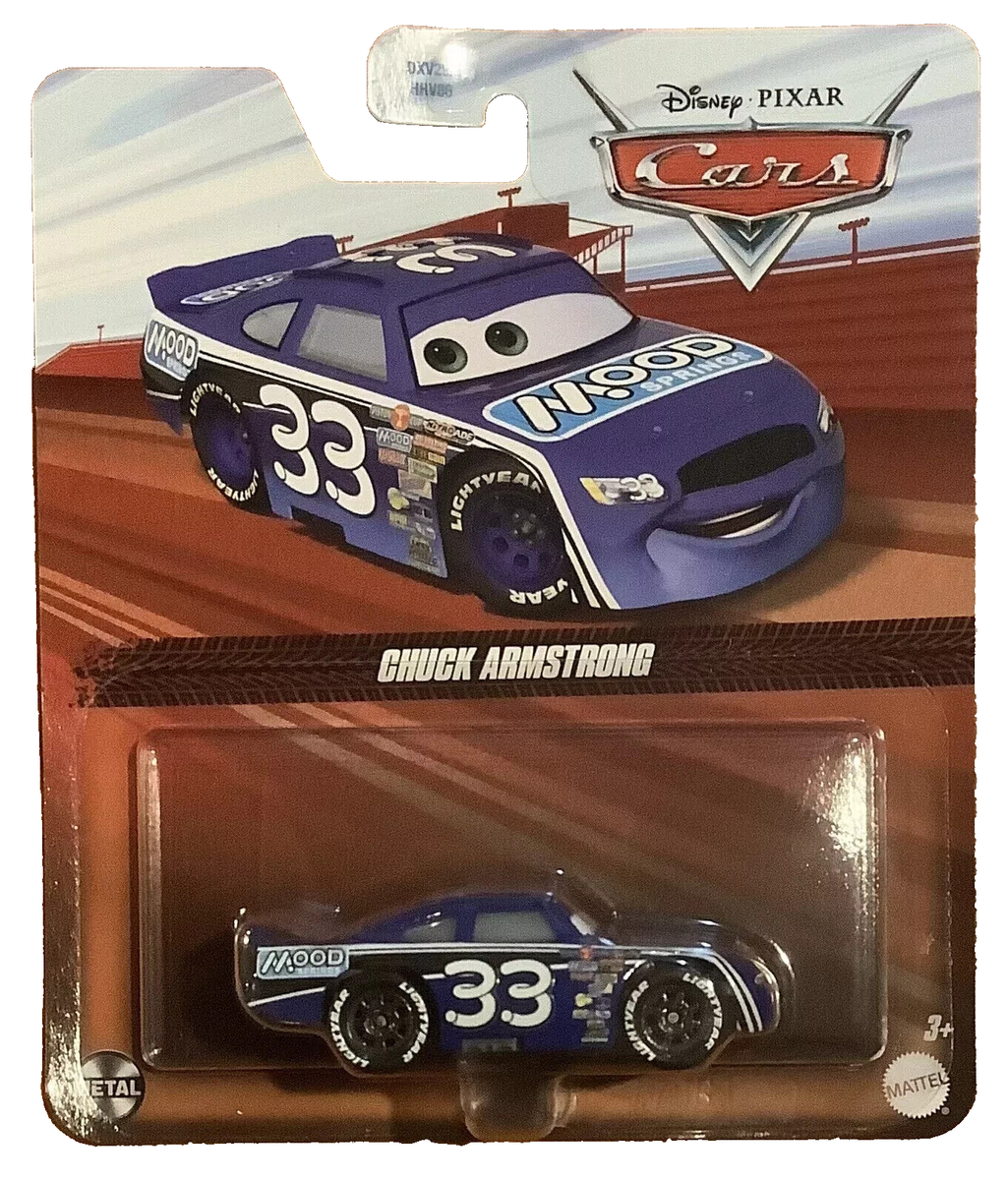 DISNEY CARS CHUCK ARMSTRONG MOOD SPRINGS #33 Diecast 1:55 FREE