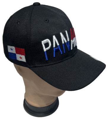 PANAMA FLAG 3D Embroidered Curved Visor Adjustable Baseball Cap Hats LOT 1-12pcs