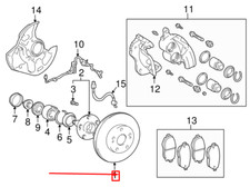 Disque de frein Lexus IS SPORTCROSS