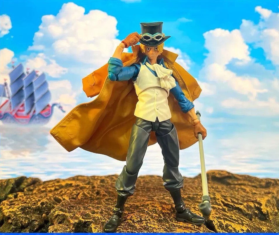 1/12 Custom Wired Cape For 6'' S.H.Figuarts One Pieces Sabo