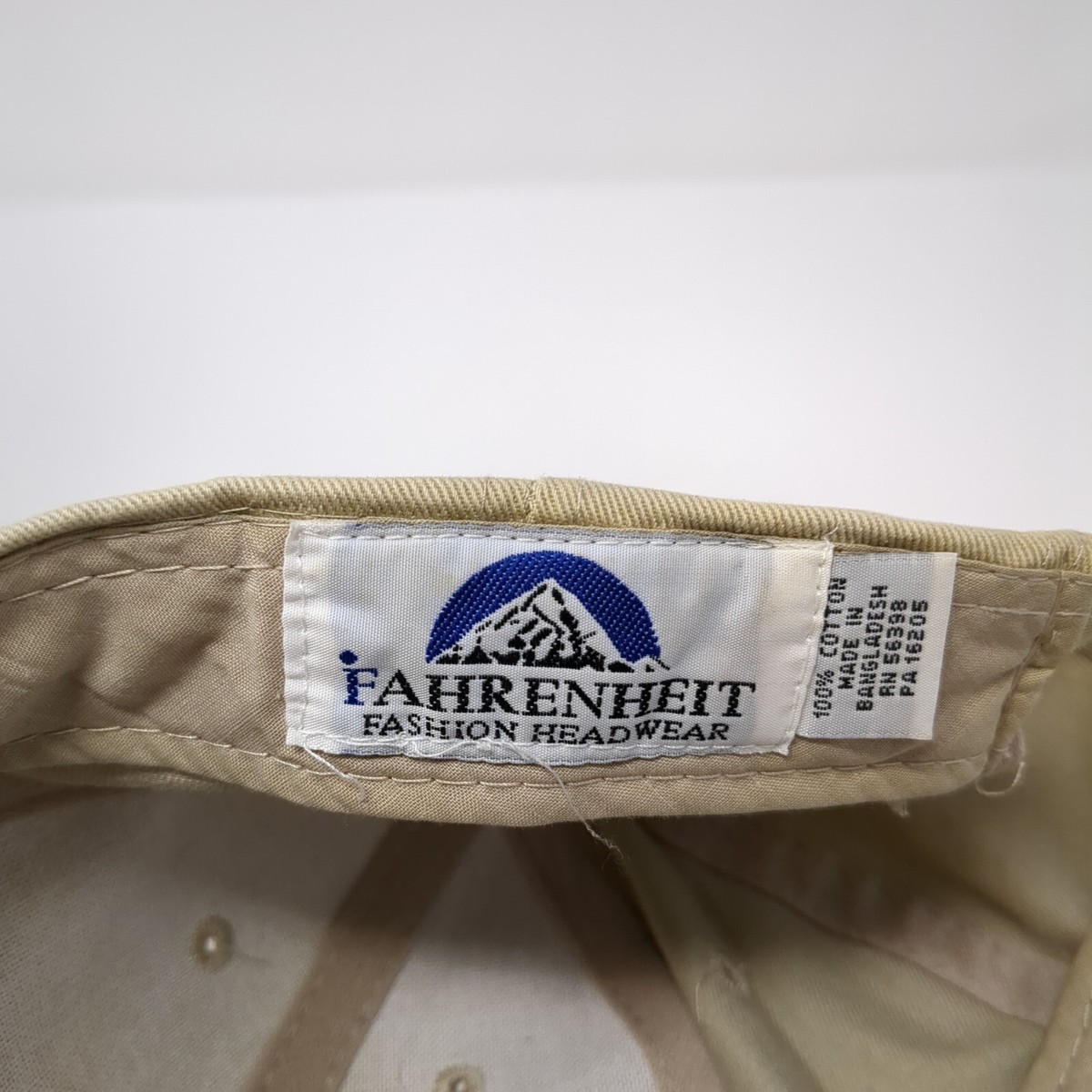Princess Cruises Slideback Hat Tan One Size Adjustable Embroidered