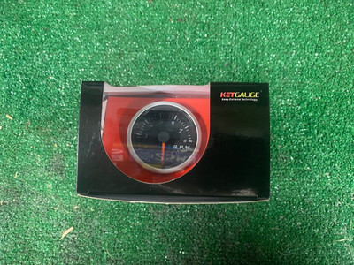 0-8000RPM Tacho Tachometer Gauge 2'' 54mm Car Auto Meter with 7 Colors LED