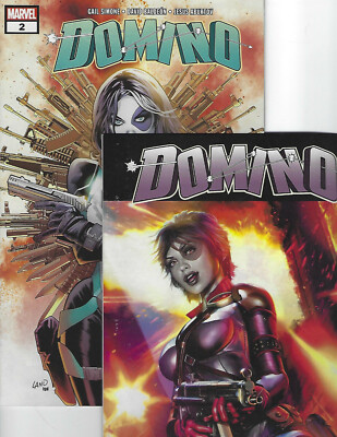 DOMINO #1 & 2 GREG HORN VARIANT LAND X-MEN Comic LOT Marvel | eBay