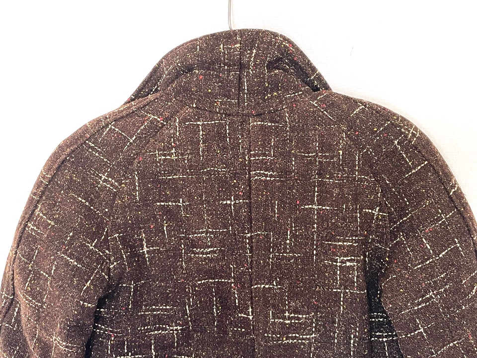 Vintage Boys 1930s/40's Wool Button up Coat Owner Named no MFG Brand