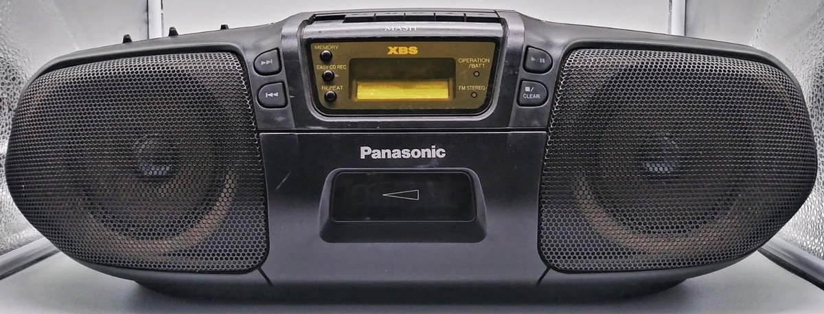 Panasonic RX-DS15 Portable CD/Cassette Tape/FM/AM Mash XBS Stereo