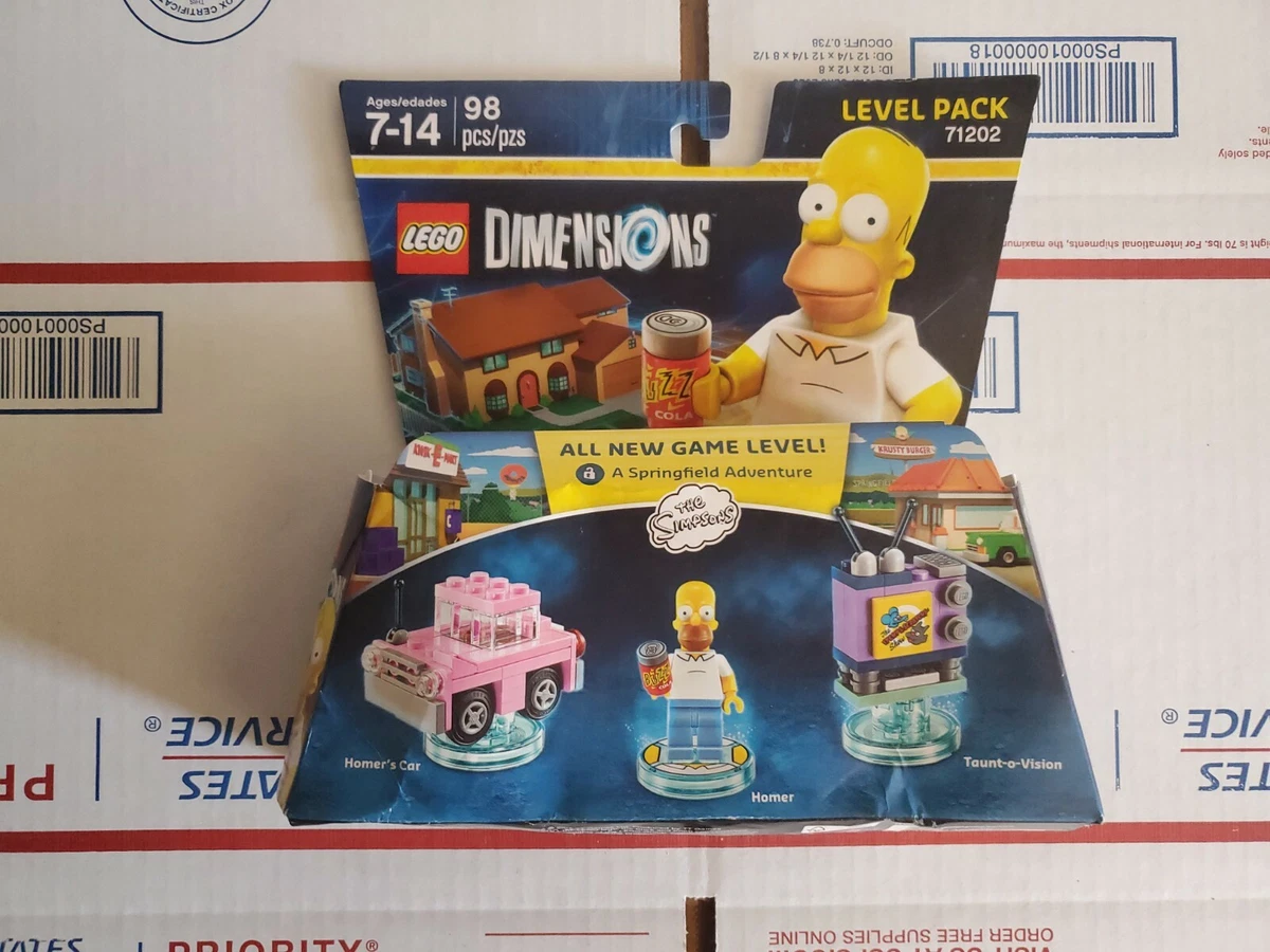 Lego Dimensions The Simpsons Level Pack 71202 Brand New damaged