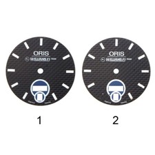 Original Oris Armbanduhr Zifferblatt "WIILLIAMS F1 TEAM" blau 27,0 mm