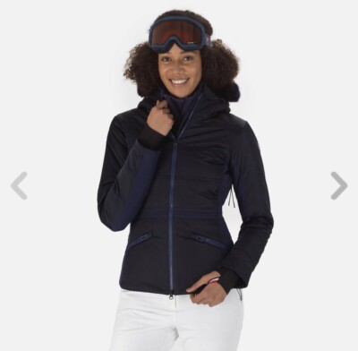 ROSSIGNOL WOMENS ROC JACKET DARK NAVY SIZE Small Retail $550