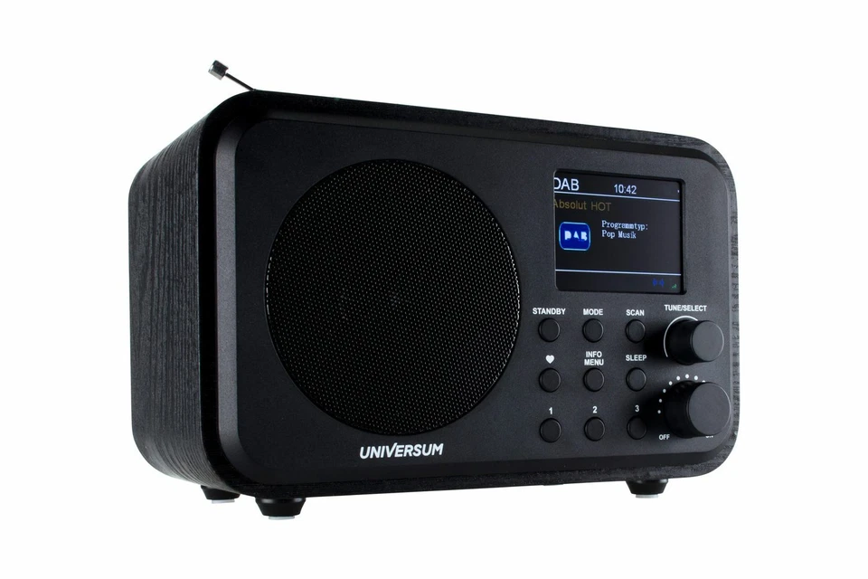 UNIVERSUM DR 300  – DAB Digitalradio & UKW Radio – Bluetooth, Akku-Betrieb