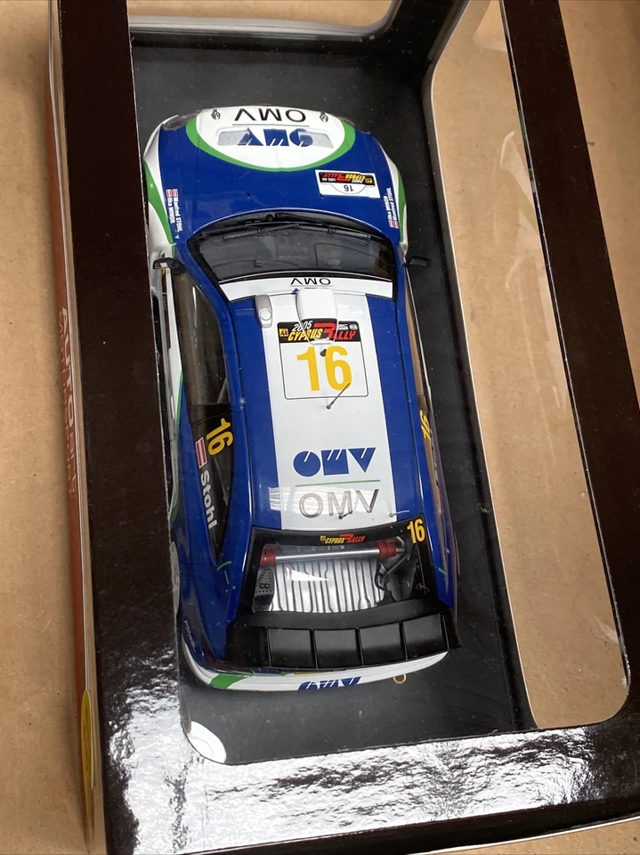 Autoart 1/18 Scale Diecast 80538 - Citroen Xsara WRC 2005 M.Stohl #16 Cyprus Ltd - Image 2 of 4