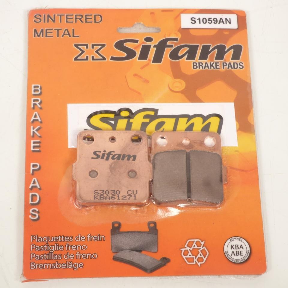 Plaquette de frein Sifam Banshee 350 Yamaha quad freinage arrière de rechange