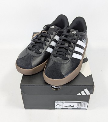 Adidas VL Court 3.0 ID6286 Skateboard Shoes Men's US 7.5 Black White Sneakers