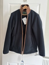 ALAN PAINE AYLSHAM MENS FLEECE WINDBLOCK Small BNWT Dark Navy Blue