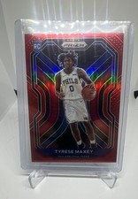 2020-21 Panini Prizm - Tyrese Maxey #256 Red Prizm /299 (RC)