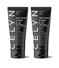 Celyn Lot Of 2 Instant Firm Eye Tightener Cream Ultra Moisturizer Smooths 30ml