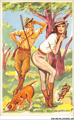 CAR-ABCP8-0792 - ILLUSTRATOR - SPORT HUNTING OR PRETEXT