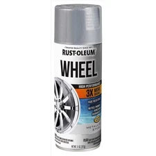 Rust-Oleum High Performance Wheel Spray Paint Metallic Steel 11 oz. 366440