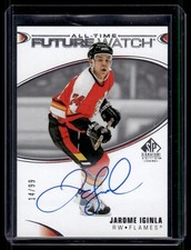 2020-21 Upper Deck SP Signature Future Watch All-Time Jarome Iginla Rookie Auto