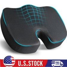   Memory Foam Seat Cushion Office Chair Car Seat Pad Coccyx Tailbone Pain Relief