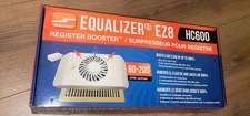 Suncourt HC600 Equalizer EZ8 Register Booster Fan Boost Hot/Cold Air 7" x 14"