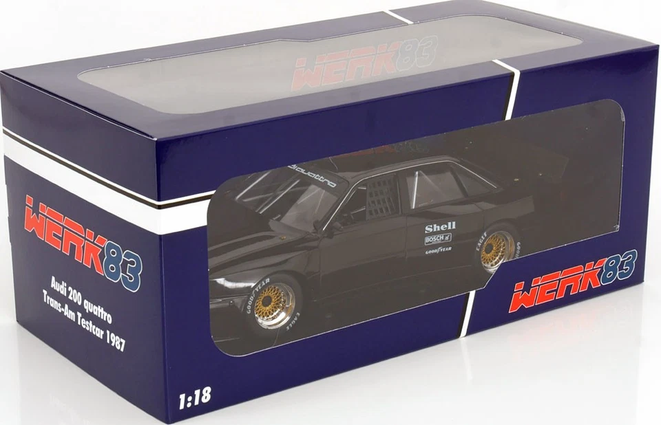 1:18 Werk83 Audi Quattro Trans Am Testcar 1987 black - Bild 3 von 3