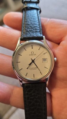 OMEGA Seamaster silberfarbenes Zifferblatt Herrenuhr - 136011