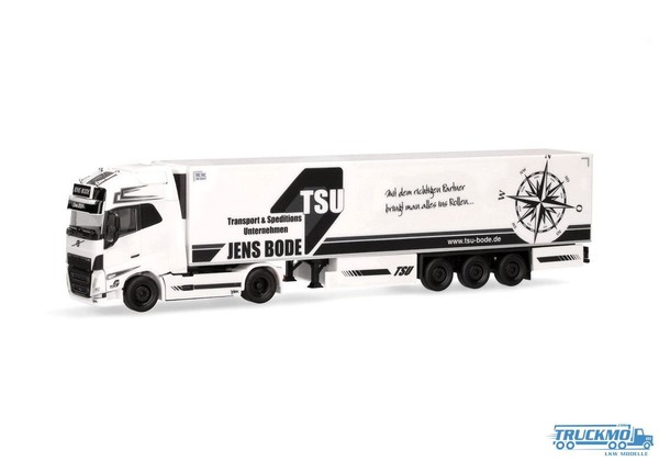 Herpa Tsu Bode Volvo Fh Gl. Xl 2020 KüHlkoffersattelzug 317528-image
