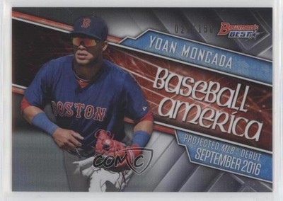 2016 Bowman's Best Baseball America Prospect Forecast 29/150 Yoan Moncada c8a