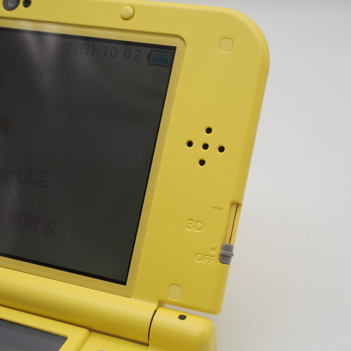 Nintendo New 3DS LL XL Console Pikachu Yellow Pokemon Japan