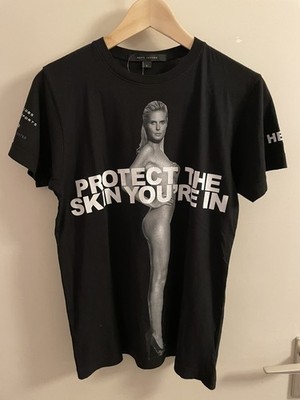Marc Jacobs Heidi Klum T-Shirt Black Size S - Protect The Skin You re In