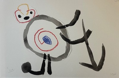 Joan Miro Kindheit Von Ubu 1972 Héliogravur Kunstedition 1987
