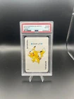 2000 POKEMON SILVER VERSION PLAYING CARDS JOKER  #025B PIKACHU PSA 8