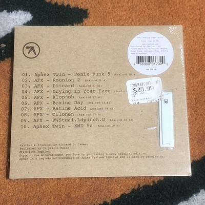 Chosen Lords CD Aphex Twin / AFX / Richard D James Rare 2006 NEW