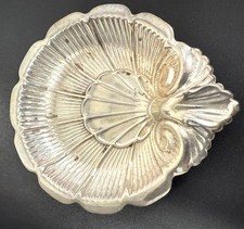 Vintage Lunt Sterling Silver Shell Mini Personal Ashtray Dish