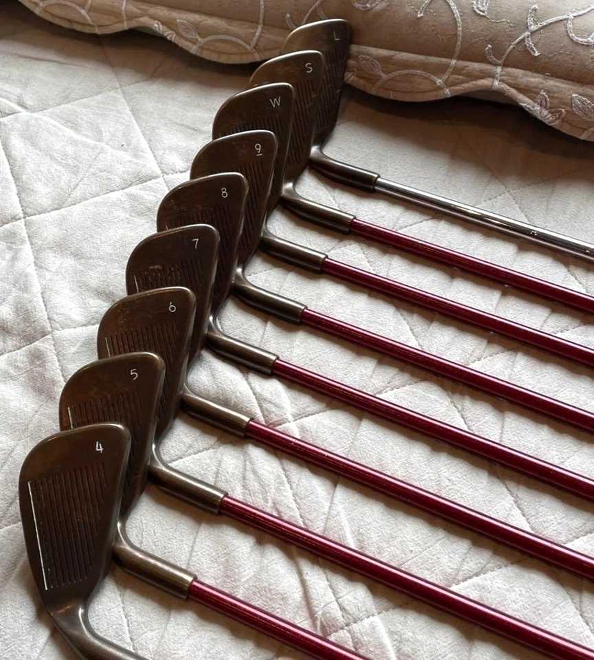 Ping Zing Beryllium copper Black Dot Iron Set #4-9,W,S,L (9Clubs) - Image 2 of 4