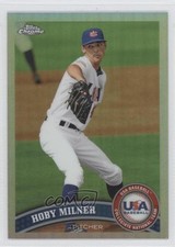 2011 Topps Chrome Refractor 734/999 Hoby Milner #USABB14 0t3