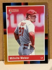 2022 Donruss MIKE TROUT “Millville Meteor” Retro Orange Nickname Variation #265