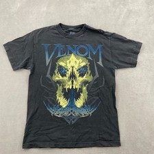 Camiseta Randy Orton Venom in my Veins Calavera Para Hombres M Negra WWE Algodón Auténtico