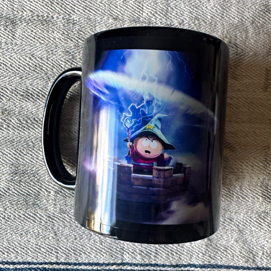 Orca Coatings Keramik Kaffeetasse schwarz mit Eric Cartman Motiv – South Park
