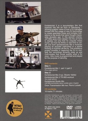 JEFF MILLS EXHIBITIONIST 2 NEW CD & DVD