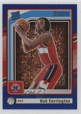 2024-25 Panini Donruss Rated Rookie Choice Blue 6/49 Bub Carrington #220 0nr3