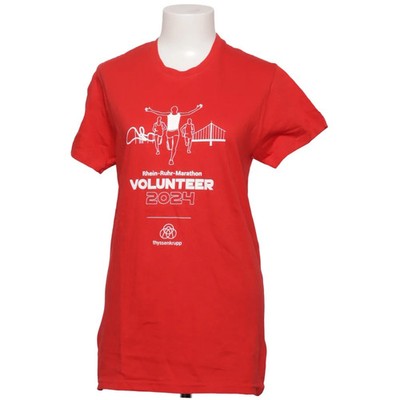 Roly, T-shirt, Größe: M, ATOMIC150, Rot/Weiß, Baumwolle, Print, Damen #itx